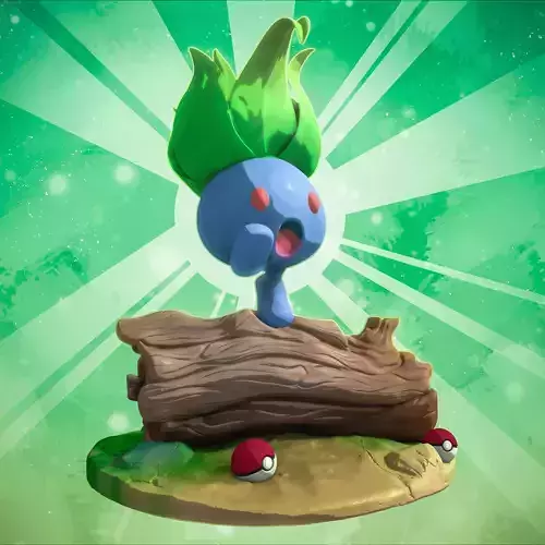 Oddish Action Figure 3D print model