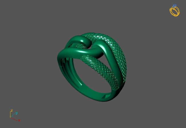 Fancy Womens Rings Plain Rings Ready STL 3DM Models Rings 3D print model_2