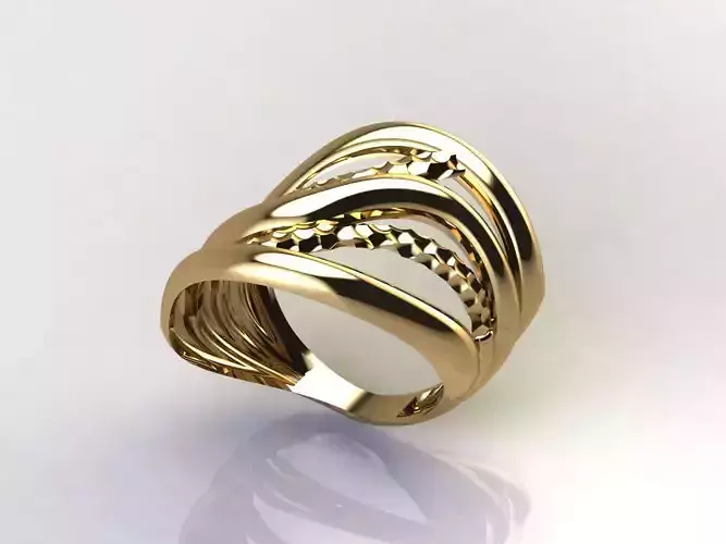 Fancy Womens Rings Plain Rings Ready STL 3DM Models Rings