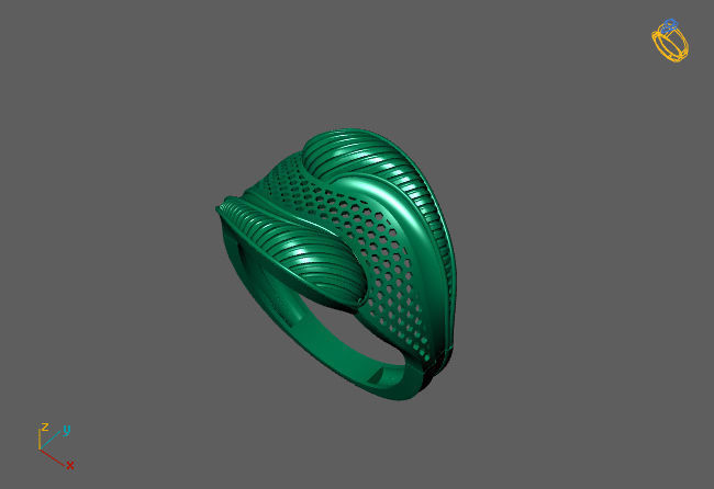 Fancy Womens Rings Plain Rings Ready STL 3DM Models Rings 3D print model_2
