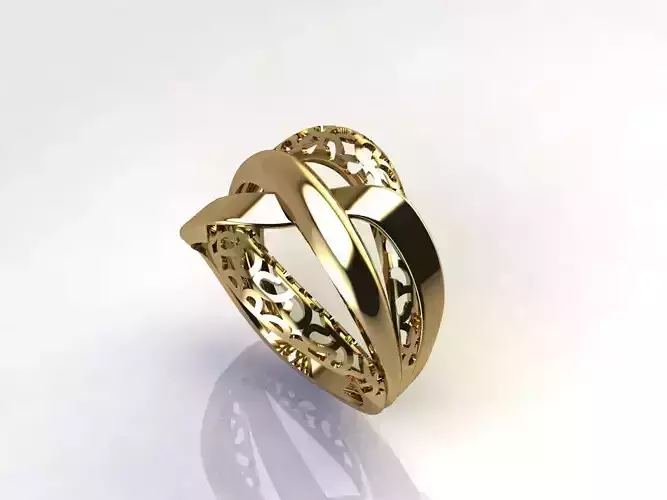 Fancy Womens Rings Plain Rings Ready STL 3DM Models Rings