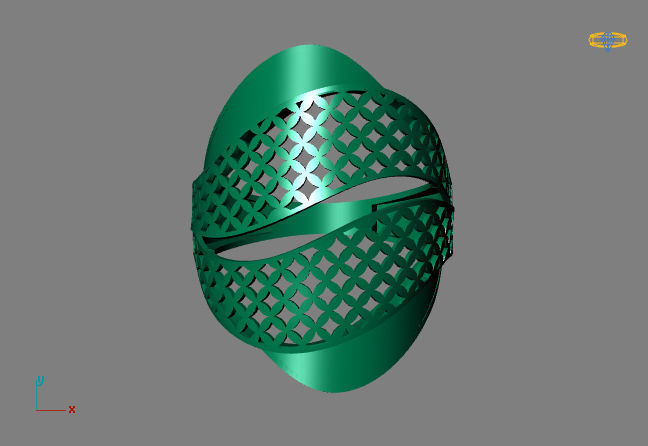 Fancy Womens Rings Plain Rings Ready STL 3DM Models Rings 3D print model_3