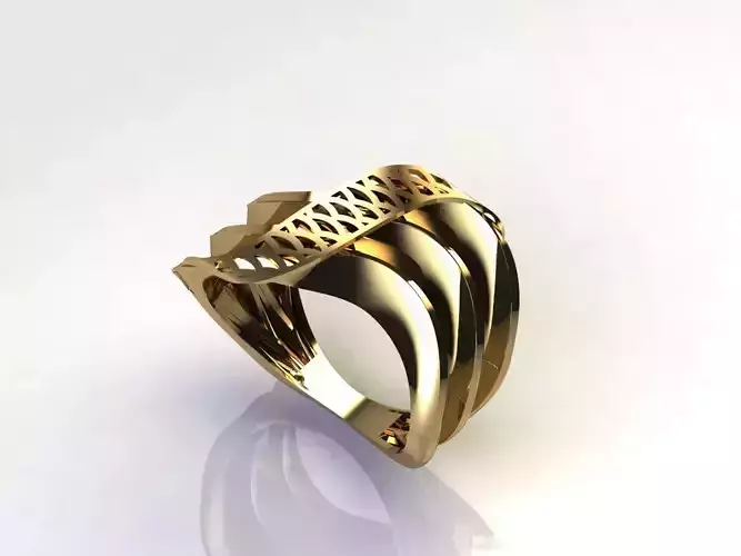 Fancy Womens Rings Plain Rings Ready STL 3DM Models Rings