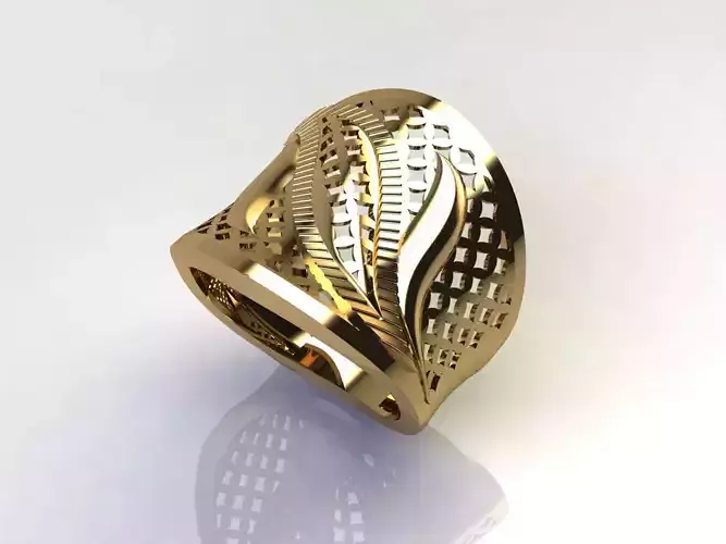 Fancy Womens Rings Plain Rings Ready STL 3DM Models Rings