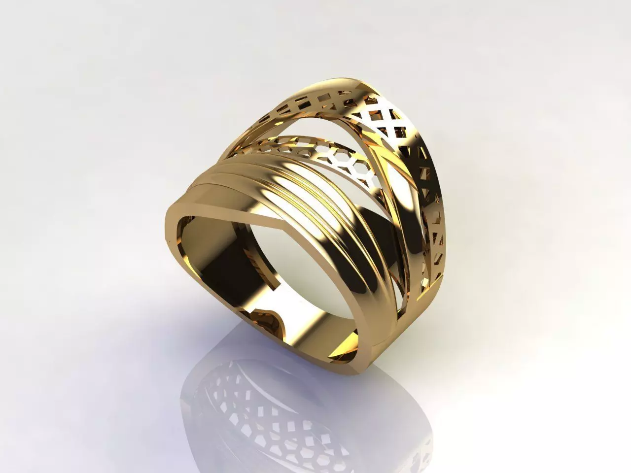 Fancy Womens Rings Plain Rings Ready STL 3DM Models Rings 3D print model_0