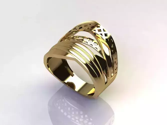 Fancy Womens Rings Plain Rings Ready STL 3DM Models Rings