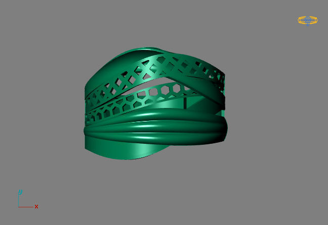 Fancy Womens Rings Plain Rings Ready STL 3DM Models Rings 3D print model_3