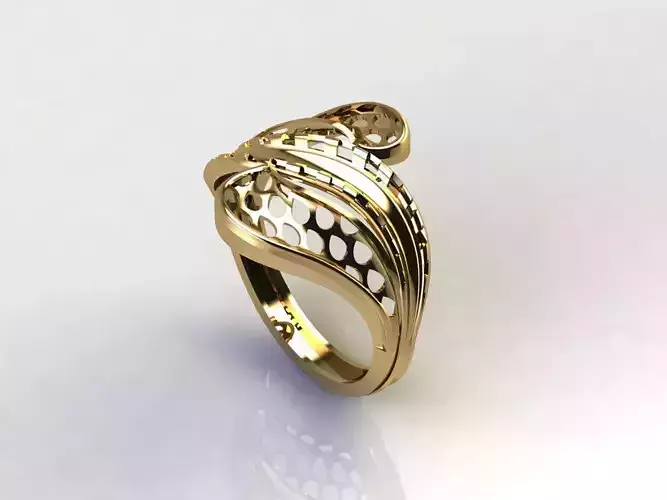 Fancy Womens Rings Plain Rings Ready STL 3DM Models Rings