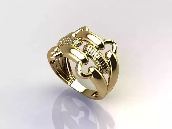 Fancy Womens Rings Plain Rings Ready STL 3DM Models Rings