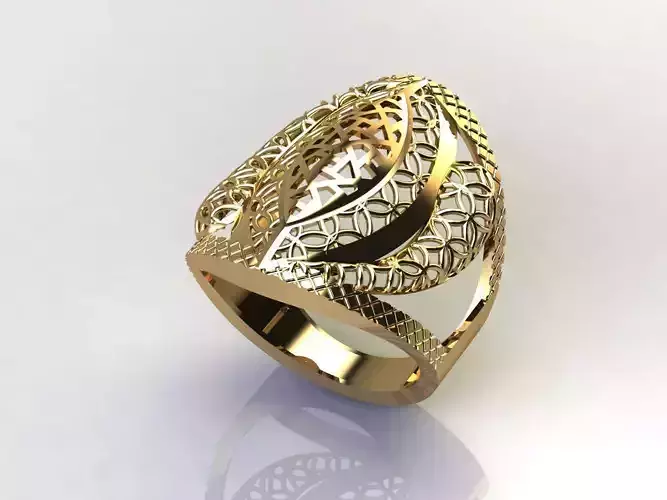 Fancy Womens Rings Plain Rings Ready STL 3DM Models Rings 3D print model
