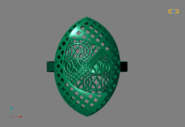 Fancy Womens Rings Plain Rings Ready STL 3DM Models Rings 3D print model_3