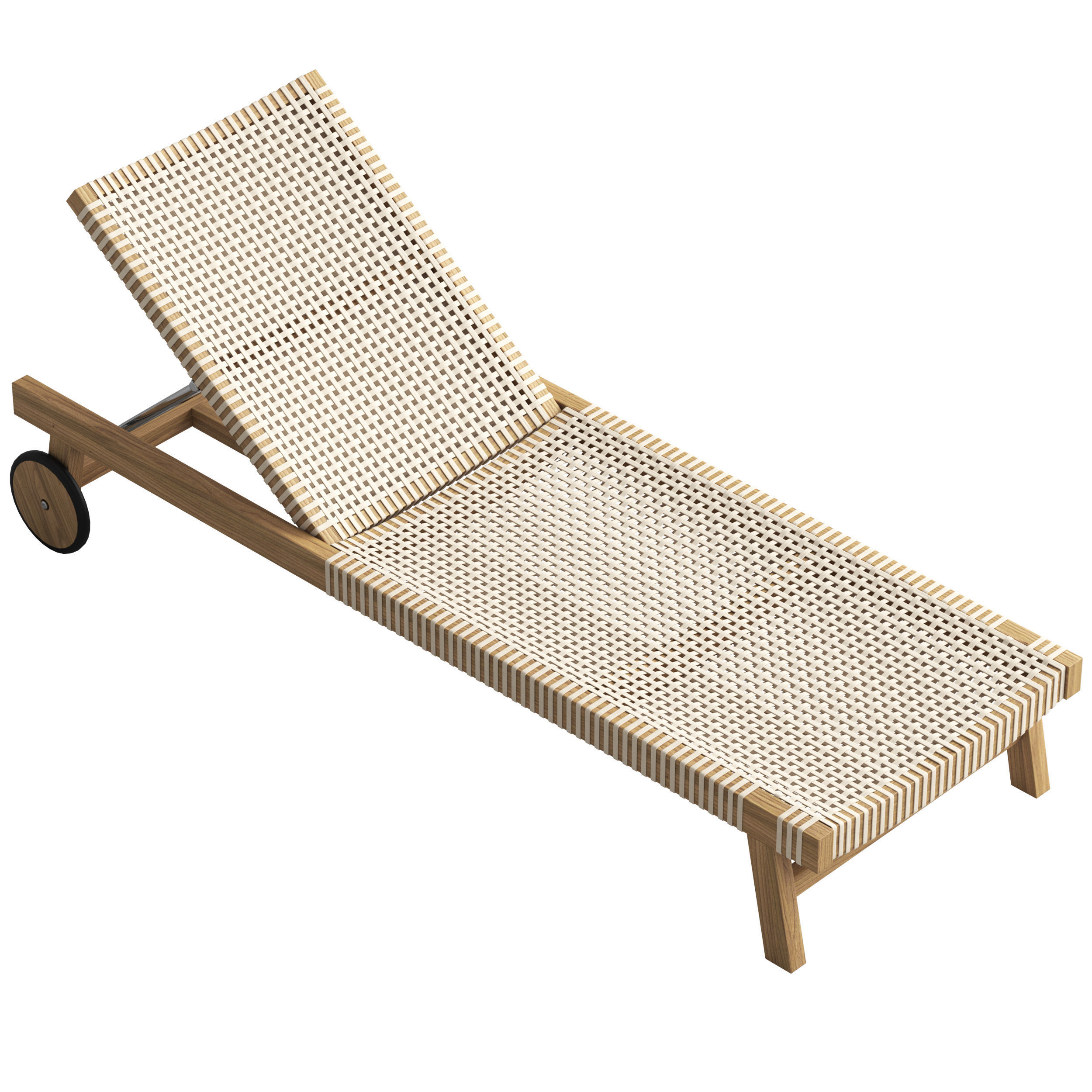 Globewest Hamptons Sunbed 3D model_1