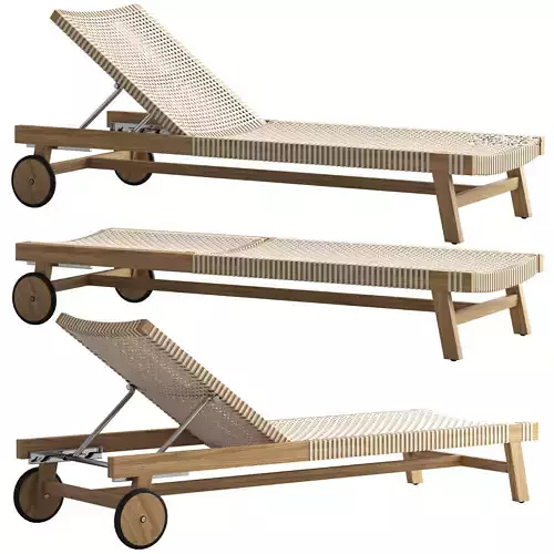 Globewest Hamptons Sunbed 3D model