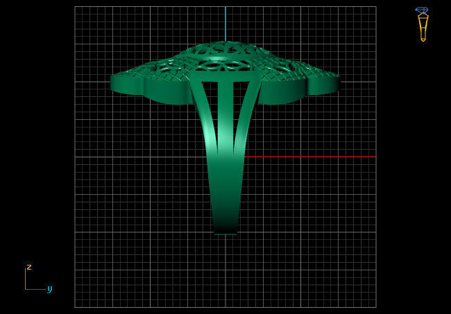 Fancy Womens Rings Plain Rings Ready STL 3DM Models Rings 3D print model_5