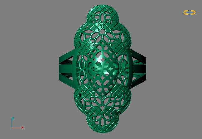 Fancy Womens Rings Plain Rings Ready STL 3DM Models Rings 3D print model_3
