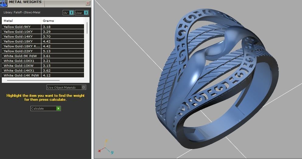 Fancy Womens Rings Plain Rings Ready STL 3DM Models Rings 3D print model_1