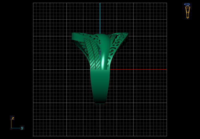 Fancy Womens Rings Plain Rings Ready STL 3DM Models Rings 3D print model_5