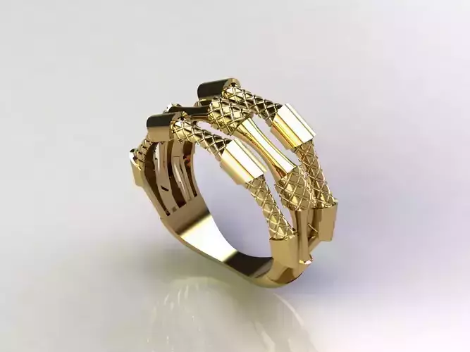 Fancy Womens Rings Plain Rings Ready STL 3DM Models Rings 3D print model