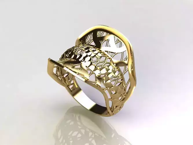 Fancy Womens Rings Plain Rings Ready STL 3DM Models Rings 3D print model
