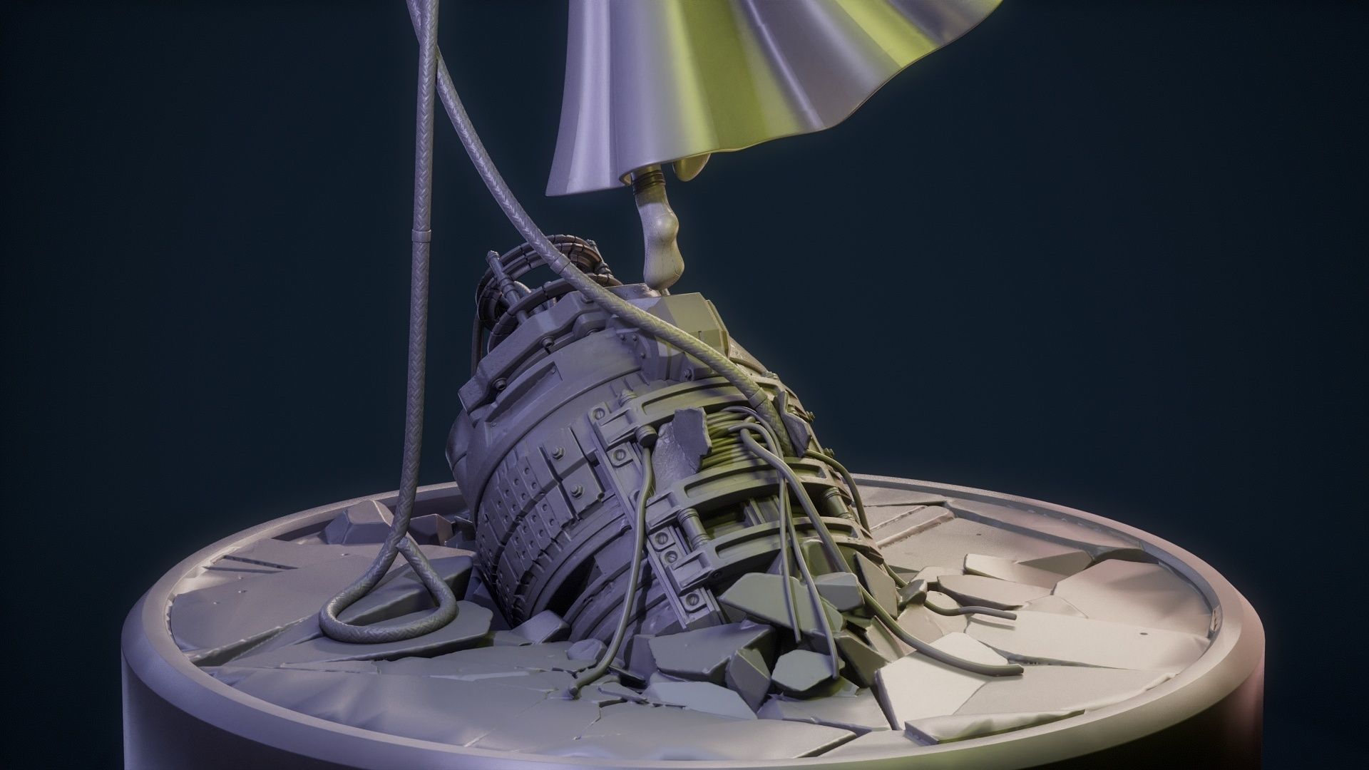 Magneto Female version high detailed 3D print model_44