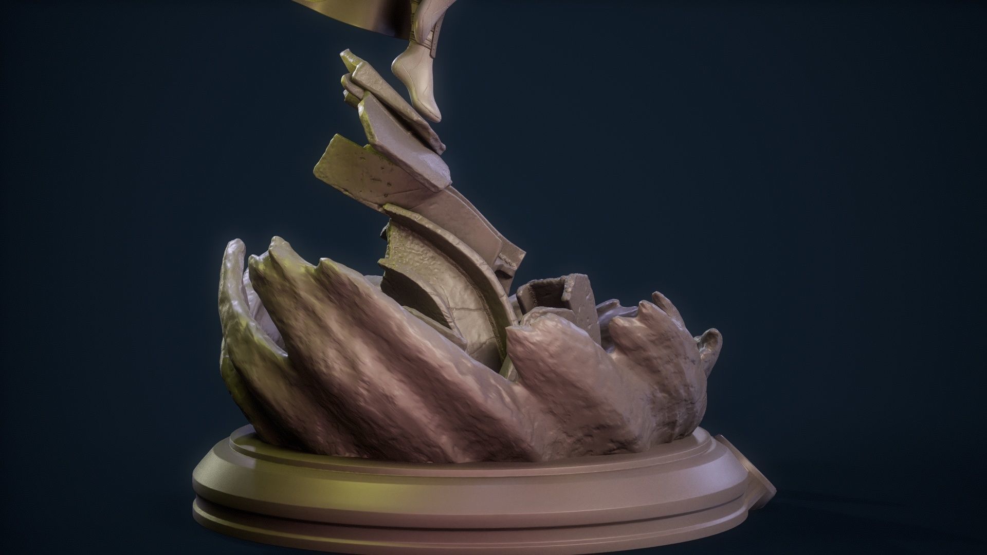 Magneto Female version high detailed 3D print model_41