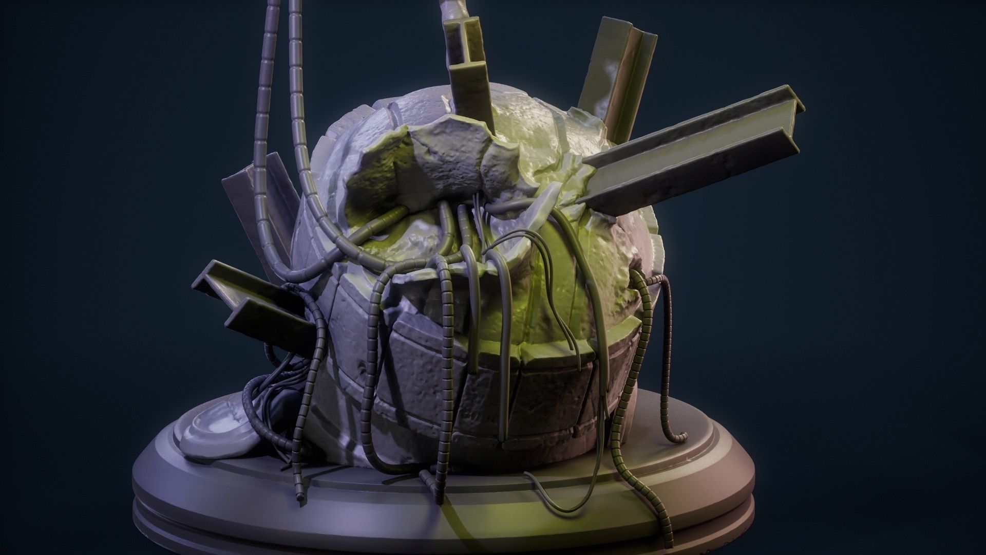 Magneto Female version high detailed 3D print model_53