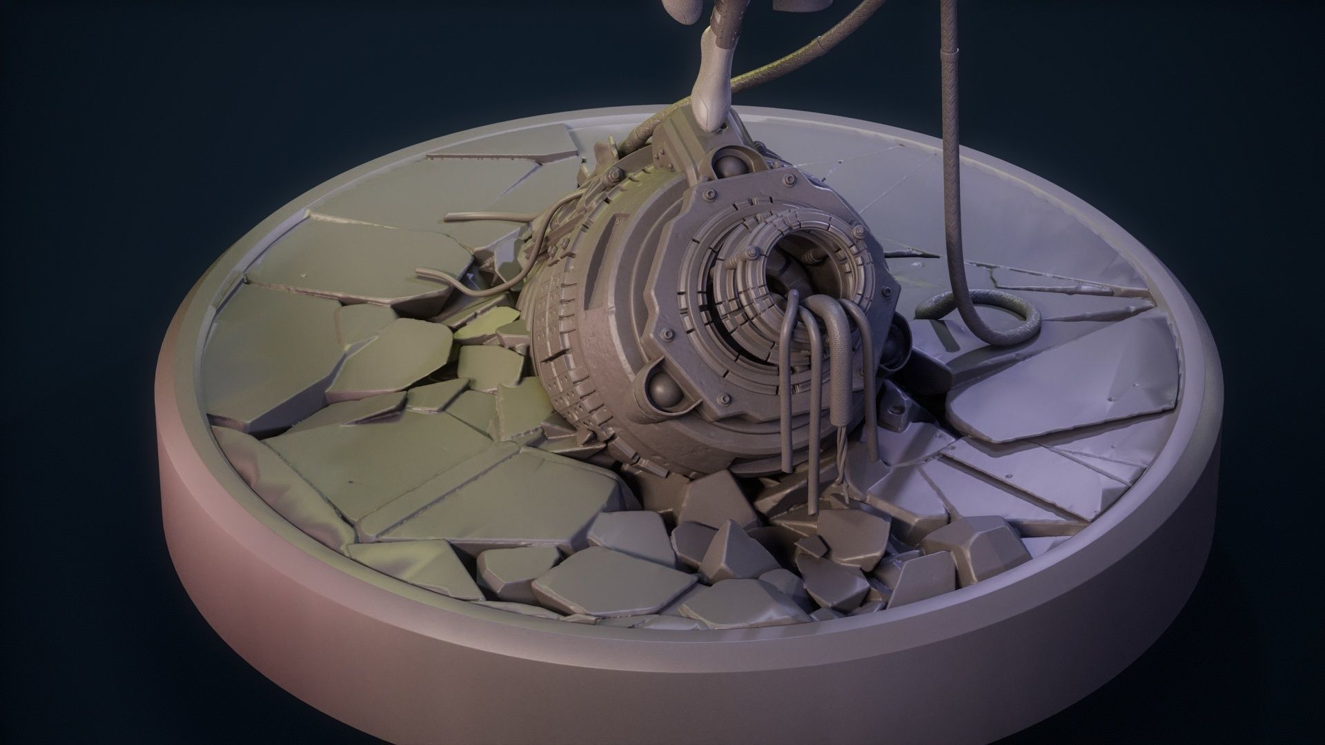 Magneto Female version high detailed 3D print model_42