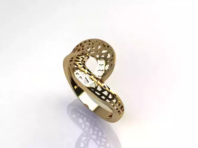 Fancy Womens Rings Plain Rings Ready STL 3DM Models Rings 3D print model