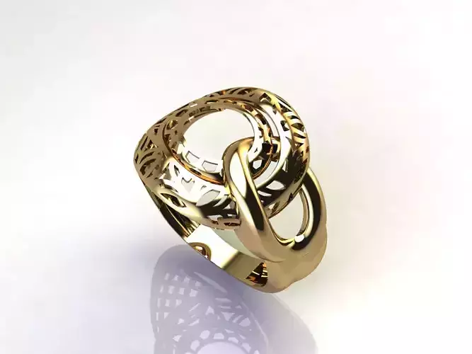 Fancy Womens Rings Plain Rings Ready STL 3DM Models Rings 3D print model