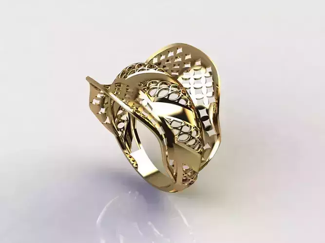 Fancy Womens Rings Plain Rings Ready STL 3DM Models Rings 3D print model