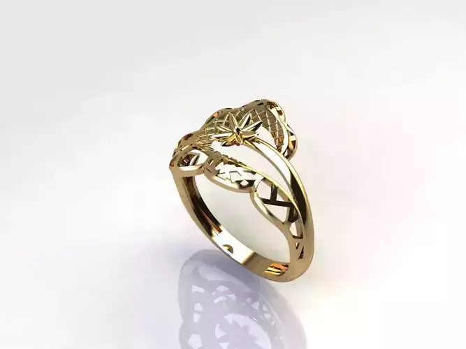 Fancy Womens Rings Plain Rings Ready STL 3DM Models Rings 3D print model