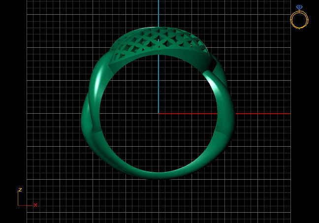 Fancy Womens Rings Plain Rings Ready STL 3DM Models Rings 3D print model_4