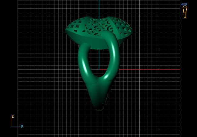 Fancy Womens Rings Plain Rings Ready STL 3DM Models Rings 3D print model_5