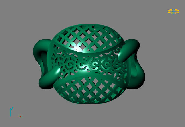 Fancy Womens Rings Plain Rings Ready STL 3DM Models Rings 3D print model_3