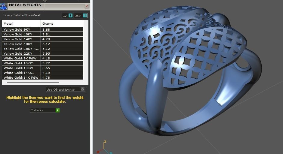 Fancy Womens Rings Plain Rings Ready STL 3DM Models Rings 3D print model_1