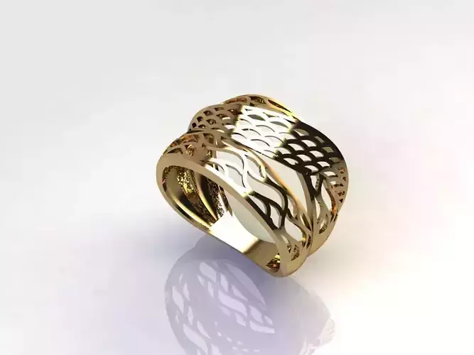 Fancy Womens Rings Plain Rings Ready STL 3DM Models Rings