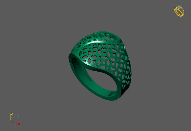 Fancy Womens Rings Plain Rings Ready STL 3DM Models Rings 3D print model_2