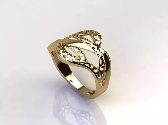 Fancy Womens Rings Plain Rings Ready STL 3DM Models Rings