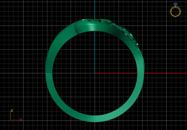 Fancy Womens Rings Plain Rings Ready STL 3DM Models Rings 3D print model_4