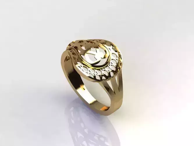 Fancy Womens Rings Plain Rings Ready STL 3DM Models Rings