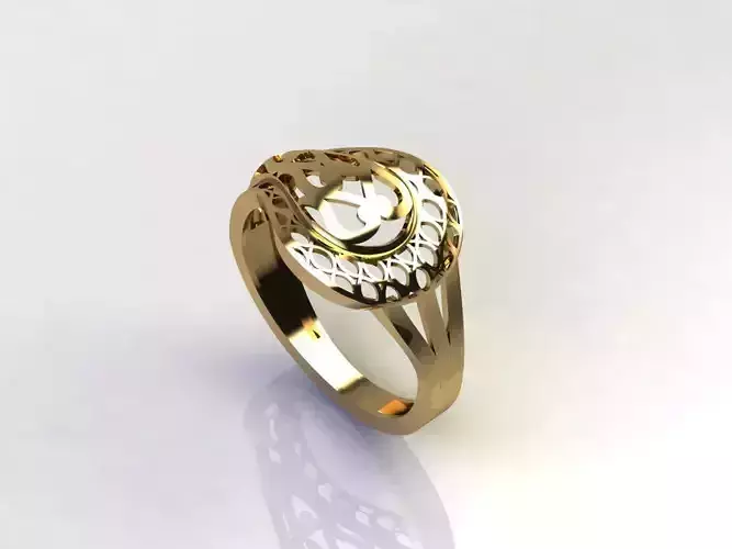 Fancy Womens Rings Plain Rings Ready STL 3DM Models Rings