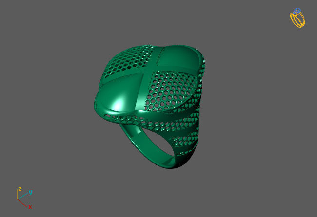 Fancy Womens Rings Plain Rings Ready STL 3DM Models Rings 3D print model_2