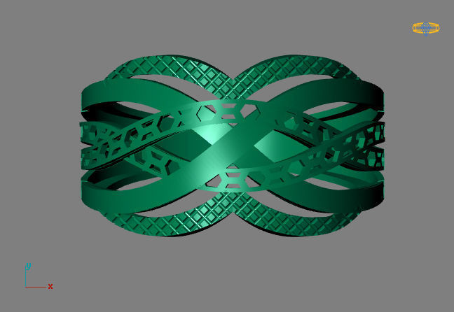 Fancy Womens Rings Plain Rings Ready STL 3DM Models Rings 3D print model_3