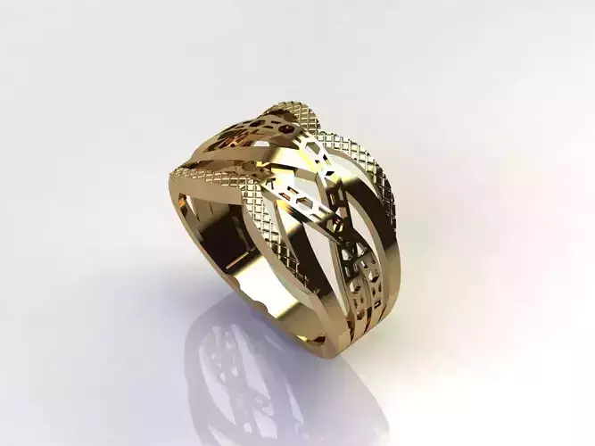 Fancy Womens Rings Plain Rings Ready STL 3DM Models Rings