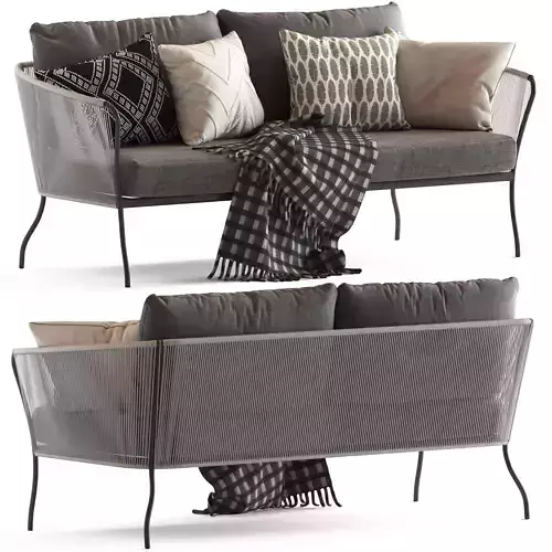 Globewest Malaga Sofa 3D model