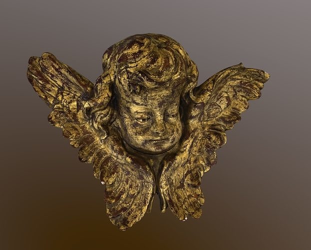 Angel decorative wall light Free 3D model