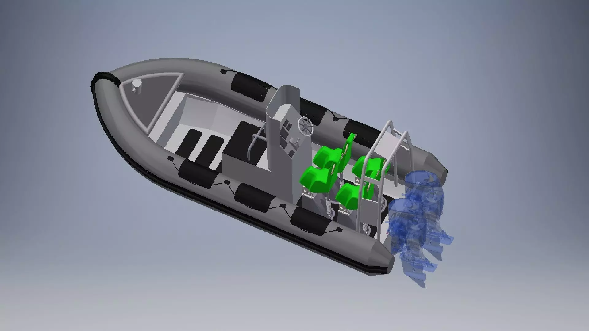 Boat Assembly 3d model 3D model_0