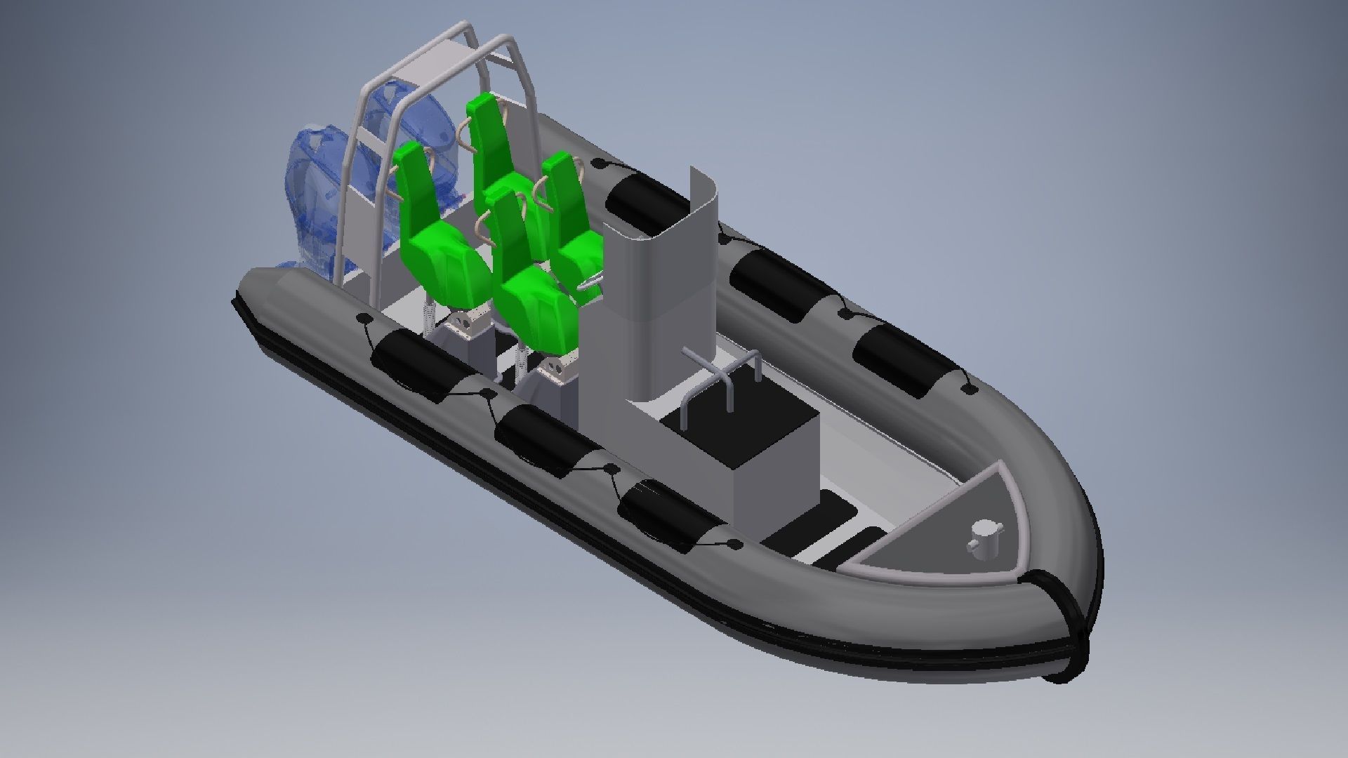 Boat Assembly 3d model 3D model_4