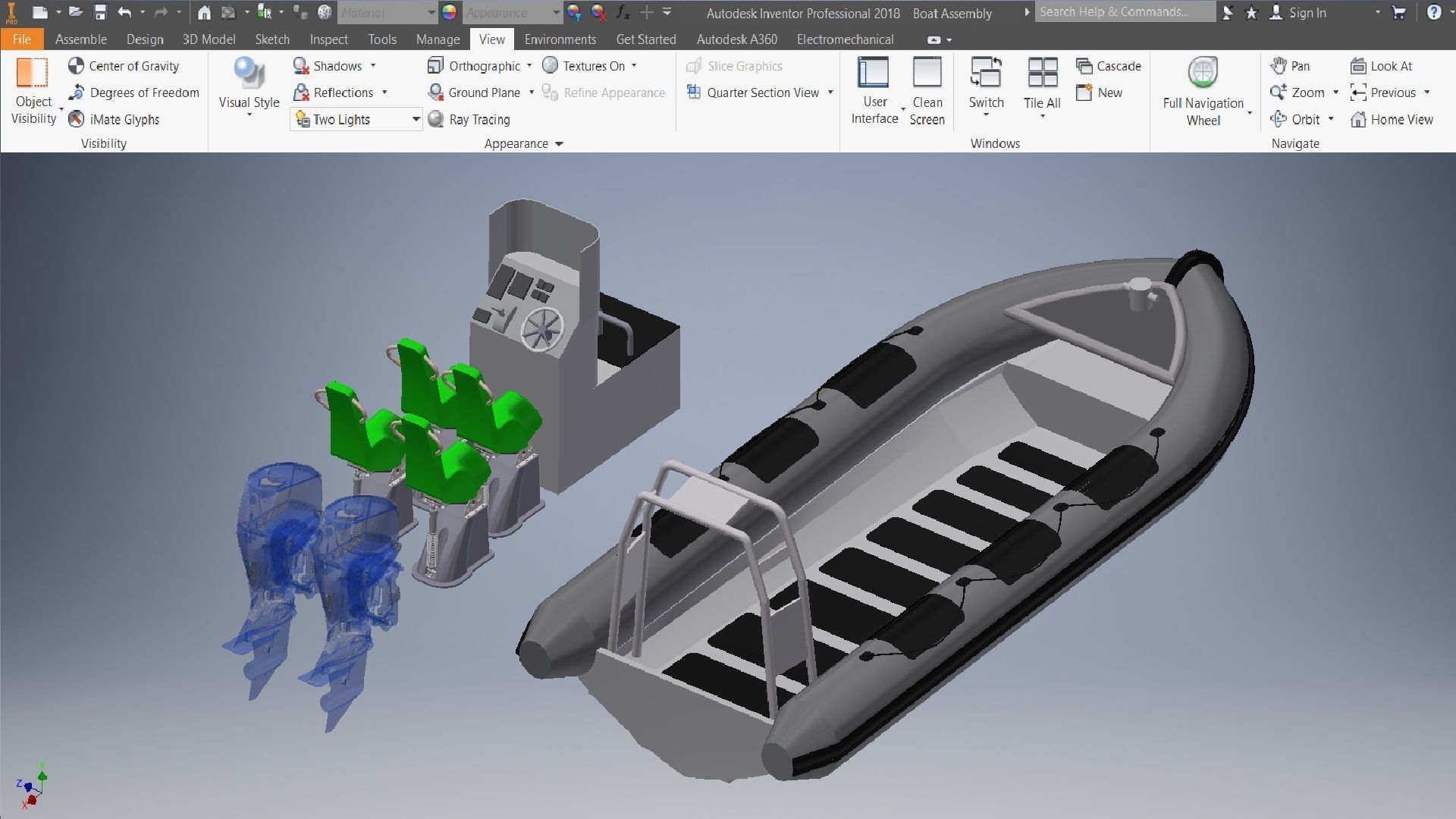 Boat Assembly 3d model 3D model_3