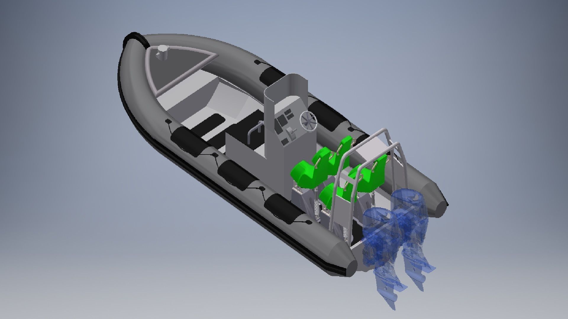 Boat Assembly 3d model 3D model_10